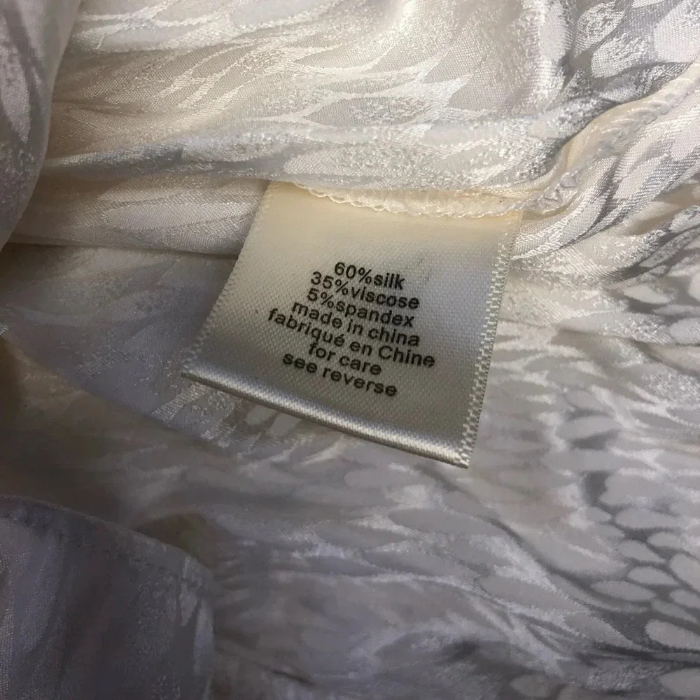 REVOLVE Ronny Kobo Marissa Tie-Waist Jacquard  Mini Dress NWT | Ivory | Size XS - Picture 8 of 10